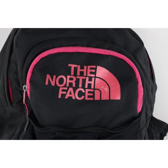 Vtg The North Face Distressed Spell Out Wasatch Hiking Trail Backpack Book Bag - Picture 2 of 12
